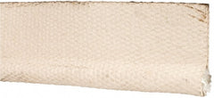 Made in USA - 1/2" Bulb Diam, 2" Overall Width, Rubber Head Coating, Fiberglass Tadpole Gasketing - Industrial Tool & Supply