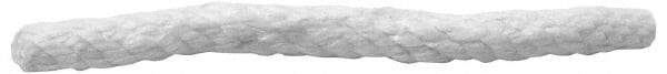 Made in USA - 1" Diam Silica Rope Gasketing - Off White, Cut to Length - Industrial Tool & Supply