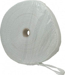 Made in USA - 1/16" Thick x 1" Wide, Fiberglass Gasket Tape - 100' Long, Tan - Industrial Tool & Supply
