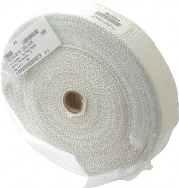 Made in USA - 1/16" Thick x 1-1/2" Wide, Fiberglass Gasket Tape - Industrial Tool & Supply