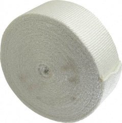 Made in USA - 1/16" Thick x 3" Wide, Fiberglass Gasket Tape - 100' Long, Tan - Industrial Tool & Supply