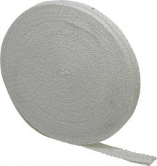 Made in USA - 1/16" Thick x 1" Wide, Fiberglass Gasket Tape - 100' Long, Tan - Industrial Tool & Supply