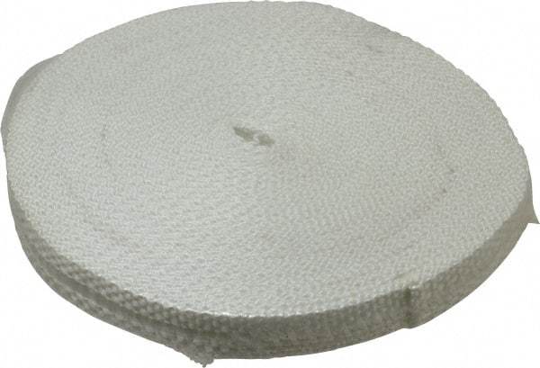 Made in USA - 1/8" Thick x 1" Wide, Fiberglass Gasket Tape - 100' Long, Tan - Industrial Tool & Supply