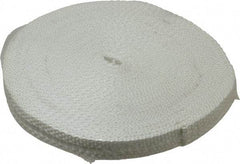 Made in USA - 1/8" Thick x 1" Wide, Fiberglass Gasket Tape - 100' Long, Tan - Industrial Tool & Supply
