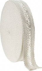 Made in USA - 1/8" Thick x 2" Wide, Fiberglass Gasket Tape - 100' Long, Tan - Industrial Tool & Supply