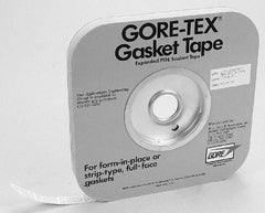 Made in USA - 0.04" Thick x 3/4" Wide, Gore-Tex Gasket Tape - 50' Long, White - Industrial Tool & Supply