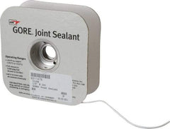 Value Collection - 100' Long x 1/8" Wide Gore Tex Joint Sealant - White, 1/8 to 1/4" Approximate Flange Form Width - Industrial Tool & Supply