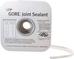 Value Collection - 75' Long x 3/16" Wide Gore Tex Joint Sealant - White, 5/16 to 3/8" Approximate Flange Form Width - Industrial Tool & Supply