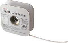 Value Collection - 50' Long x 1/4" Wide Gore Tex Joint Sealant - White, 7/16 to 5/8" Approximate Flange Form Width - Industrial Tool & Supply