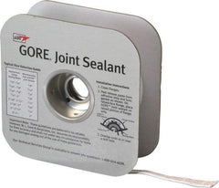 Value Collection - 25' Long x 3/8" Wide Gore Tex Joint Sealant - White, 3/4 to 1" Approximate Flange Form Width - Industrial Tool & Supply