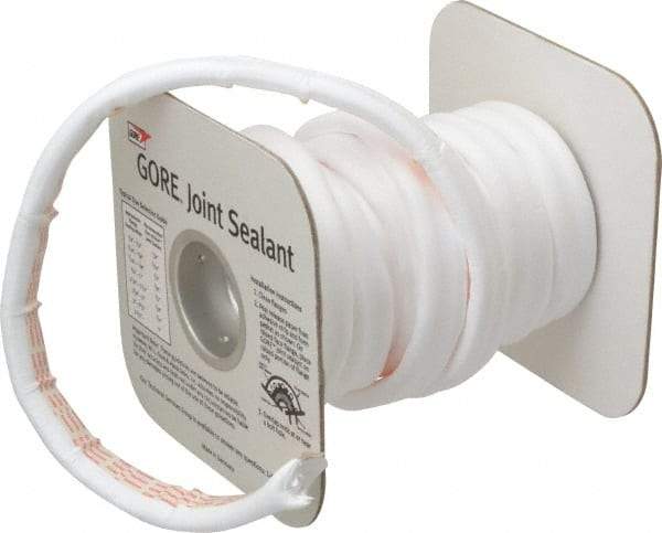Value Collection - 15' Long x 3/4" Wide Gore Tex Joint Sealant - White, 2 to 2-1/2" Approximate Flange Form Width - Industrial Tool & Supply