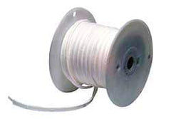 Made in USA - 20' Long x 1" Wide Economy PTFE Joint Sealant - White, 2-1/2+" Approximate Flange Form Width - Industrial Tool & Supply