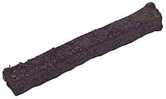 Made in USA - 1/8" x 100' Spool Length, Acrylic Fiber Graphite Yarn Compression Packing - Industrial Tool & Supply