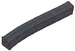 Made in USA - 7/16" x 7.9' Spool Length, 100% GFO Fiber Compression Packing - Industrial Tool & Supply