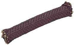 Made in USA - 3/16" x 38.8' Spool Length, Graphite Impregnated Aramid Compression Packing - 1,800 Max psi, -50 to 600° F, Gray - Industrial Tool & Supply