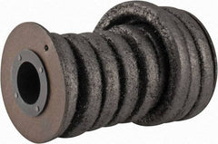Made in USA - 3/8" x 5-1/2' Spool Length, Graphite Impregnated Aramid Compression Packing - 1,800 Max psi, -50 to 600° F, Gray - Industrial Tool & Supply