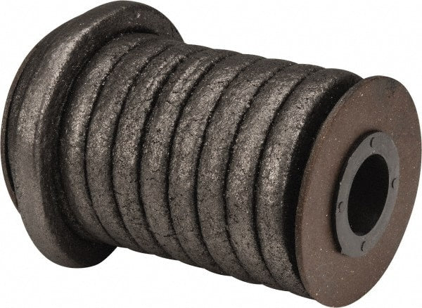 Made in USA - 3/8" x 12.4' Spool Length, Graphite Impregnated Aramid Compression Packing - Industrial Tool & Supply