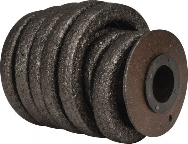 Made in USA - 5/8" x 4.7' Spool Length, Graphite Impregnated Aramid Compression Packing - Industrial Tool & Supply