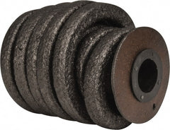 Made in USA - 5/8" x 4.7' Spool Length, Graphite Impregnated Aramid Compression Packing - Industrial Tool & Supply