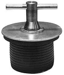 Value Collection - 3-1/4" OD, Turn Tite Pressure Test Plug - 2" Long - Industrial Tool & Supply