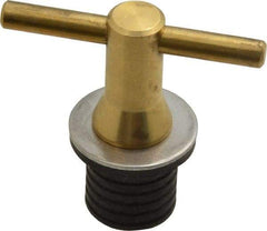 Made in USA - 3/4" OD, Turn Tite Pressure Test Plug - 11/16" Long - Industrial Tool & Supply