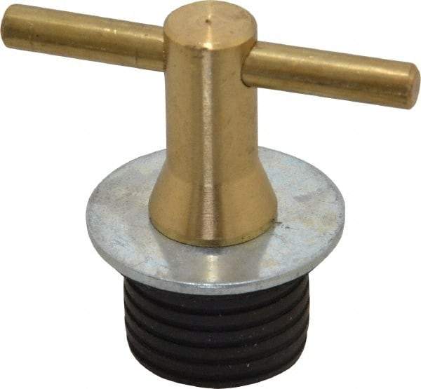 Made in USA - 7/8" OD, Turn Tite Pressure Test Plug - 11/16" Long - Industrial Tool & Supply