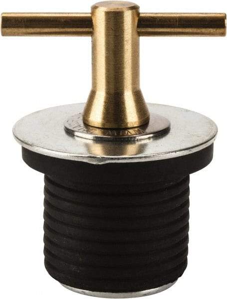Made in USA - 1-3/8" OD, Turn Tite Pressure Test Plug - 1-5/16" Long - Industrial Tool & Supply