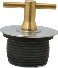 Made in USA - 1-1/2" OD, Turn Tite Pressure Test Plug - 1-5/16" Long - Industrial Tool & Supply
