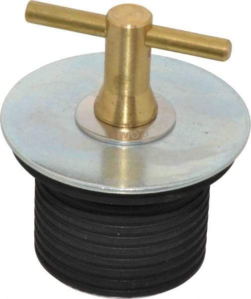 Made in USA - 1-3/4" OD, Turn Tite Pressure Test Plug - 1-5/16" Long - Industrial Tool & Supply