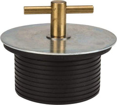 Value Collection - 3-1/2" OD, Turn Tite Pressure Test Plug - 2" Long - Industrial Tool & Supply
