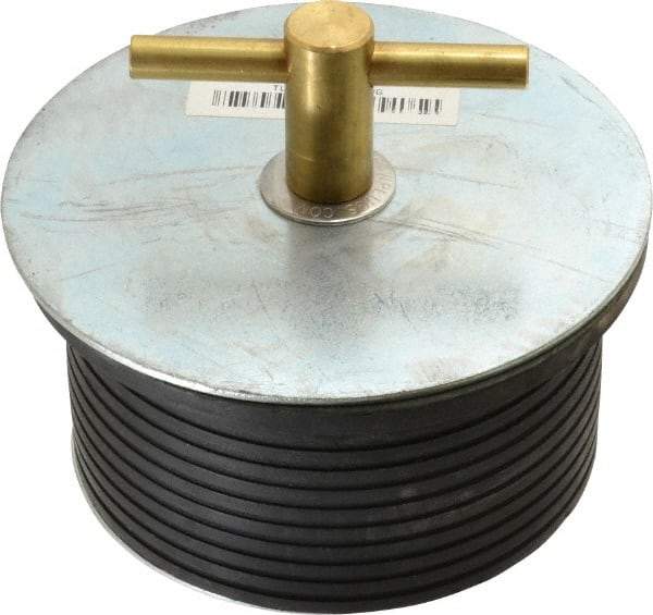 Value Collection - 4" OD, Turn Tite Pressure Test Plug - 2" Long - Industrial Tool & Supply
