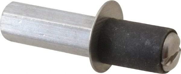 Made in USA - 5/16" OD, Thumbnut Pressure Test Plug - 1/2" Long - Industrial Tool & Supply