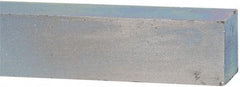 Made in USA - 12" Long x 1" High x 1" Wide, Zinc-Plated Oversized Key Stock - C1018 Steel - Industrial Tool & Supply