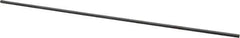 Made in USA - 12" Long x 1/8" High x 1/8" Wide, Over/Undersized Key Stock - 1090/1095 Steel - Industrial Tool & Supply