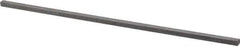 Made in USA - 12" Long x 1/4" High x 1/4" Wide, Over/Undersized Key Stock - 1090/1095 Steel - Industrial Tool & Supply