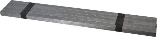 Made in USA - 12" Long x 3/8" High x 3/8" Wide, Over/Undersized Key Stock - 1090/1095 Steel - Industrial Tool & Supply
