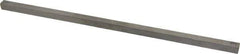 Made in USA - 12" Long x 3/8" High x 3/8" Wide, Undersized Key Stock - Type 316 Stainless Steel - Industrial Tool & Supply