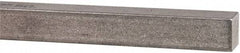 Made in USA - 12" Long x 1/2" High x 1/2" Wide, Undersized Key Stock - Type 316 Stainless Steel - Industrial Tool & Supply