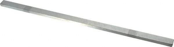 Made in USA - 12" Long, Zinc-Plated Oversized Key Stock - C1045 Steel - Industrial Tool & Supply