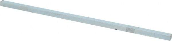 Made in USA - 12" Long, Zinc-Plated Oversized Key Stock - C1045 Steel - Industrial Tool & Supply