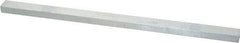 Made in USA - 12" Long, Zinc-Plated Oversized Key Stock - C1045 Steel - Industrial Tool & Supply