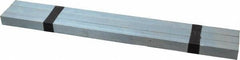 Made in USA - 12" Long, Zinc-Plated Oversized Key Stock - C1045 Steel - Industrial Tool & Supply