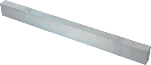 Made in USA - 12" Long, Zinc-Plated Oversized Key Stock - C1045 Steel - Industrial Tool & Supply