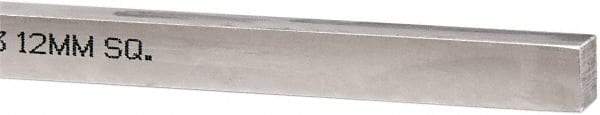 Made in USA - 12" Long, Oversized Key Stock - 18-8 Stainless Steel - Industrial Tool & Supply