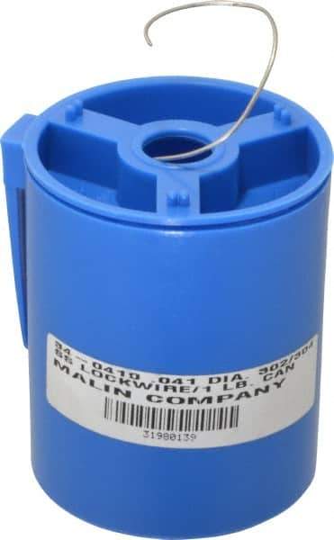 Value Collection - 18 Gage, 0.041 Inch Diameter x 221 Ft. Long, 302/304 Safety Lock Wire - 1 Lb. Shipping Weight - Industrial Tool & Supply
