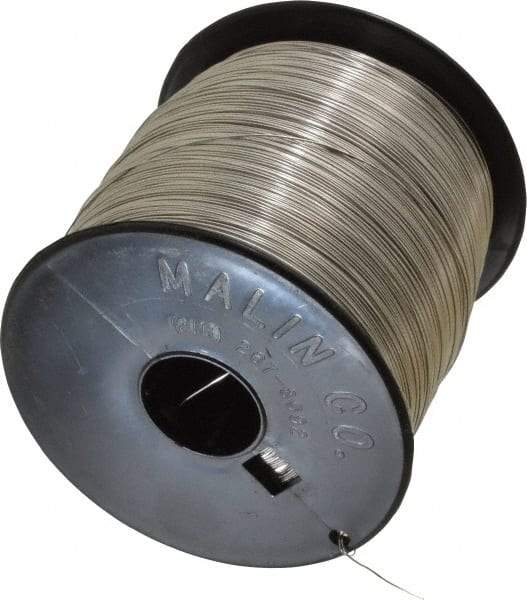 Value Collection - 24 Gage, 0.02 Inch Diameter x 4,625 Ft. Long, 302/304 Safety Lock Wire - 5 Lb. Shipping Weight - Industrial Tool & Supply