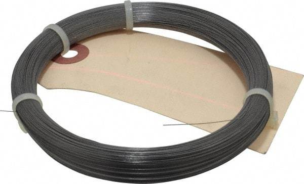 Value Collection - 1 Gage, 0.01 Inch Diameter x 937 Ft. Long, High Carbon Steel, Tempered Music Wire Coil - ASTM A228, 1/4 Lb. Shipping Weight - Industrial Tool & Supply