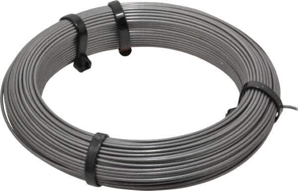 Value Collection - 24 Gage, 0.055 Inch Diameter x 124 Ft. Long, High Carbon Steel, Tempered Music Wire Coil - ASTM A228, 1 Lb. Shipping Weight - Industrial Tool & Supply