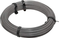 Value Collection - 24 Gage, 0.055 Inch Diameter x 124 Ft. Long, High Carbon Steel, Tempered Music Wire Coil - ASTM A228, 1 Lb. Shipping Weight - Industrial Tool & Supply