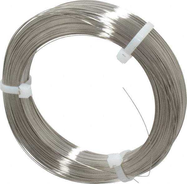 Value Collection - 7 Gage, 0.018 Inch Diameter x 1,157 Ft. Long, 302/304 Music Wire Coil - ASTM A580, 1 Lb. Shipping Weight - Industrial Tool & Supply